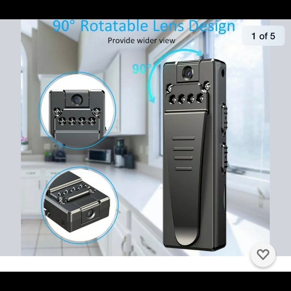 HD Body Camera Action Spy Cam Video Camcorder
